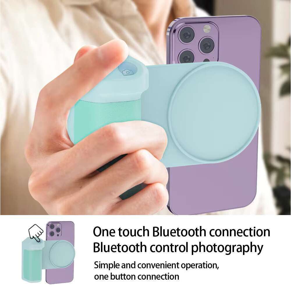 Gift camera handle wireless Bluetooth magnetic charger phone stick holder suitable for all smartphones selfie booster