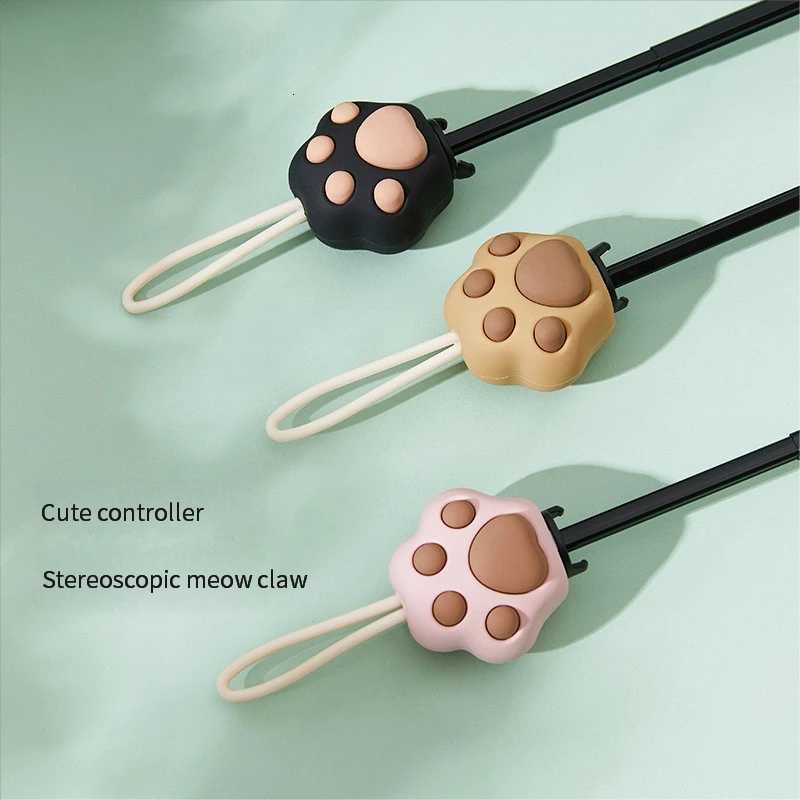 Spot UV sunshade umbrellas cute pet cat claw handle cartoon creative folding three-fold umbrellaM251122