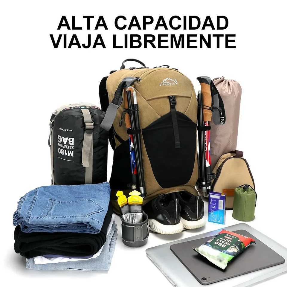 Mountain backpack 35L mens and womens outdoor sports bag waterproof camping hiking tripC250421