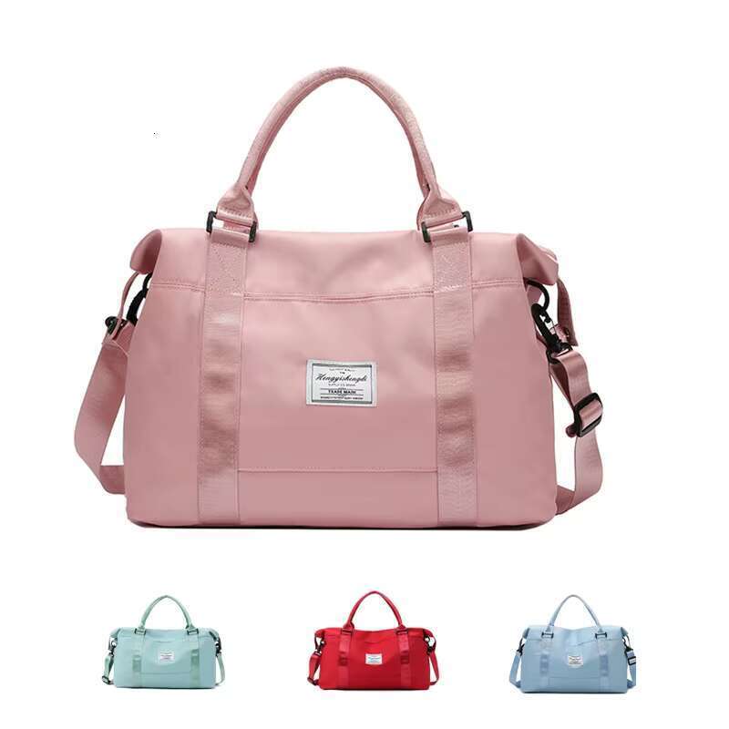 DHgargets Fashionable fiess women's large shoulder gym bag, waterproof sports handbag, lage travel bag
