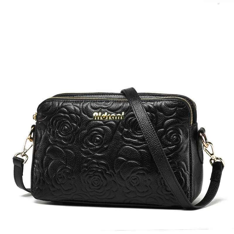 Aidrani Fashionable Single Shoulder Crossbody Women S Bag Made Of Cowhide Material With Floral Patterns Printed On It Bag