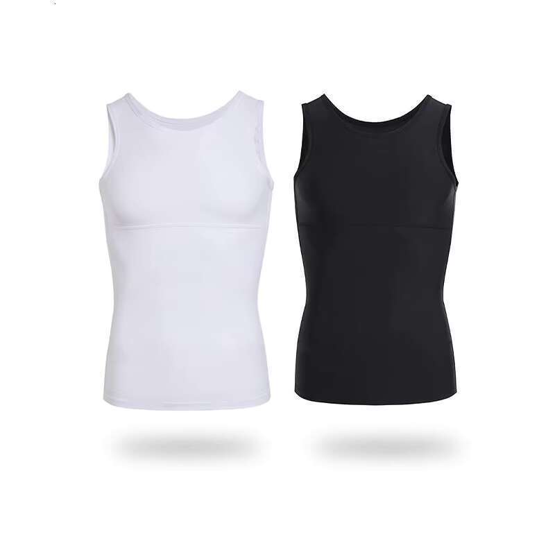 DHessentials Quality New Design Tight Clothes Men's Compression Tank Top Slimming Sweatshirt Shaper