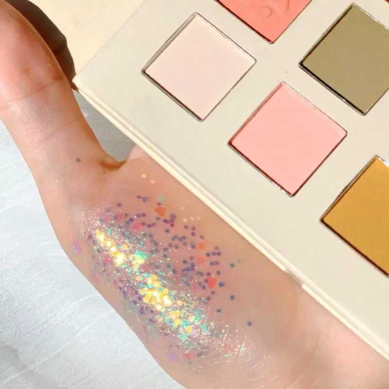 18 Color Cat Eyeshadow Palette ins pearlescent matte affordable eyeshadow palette for students is suitable for newbiesT251122