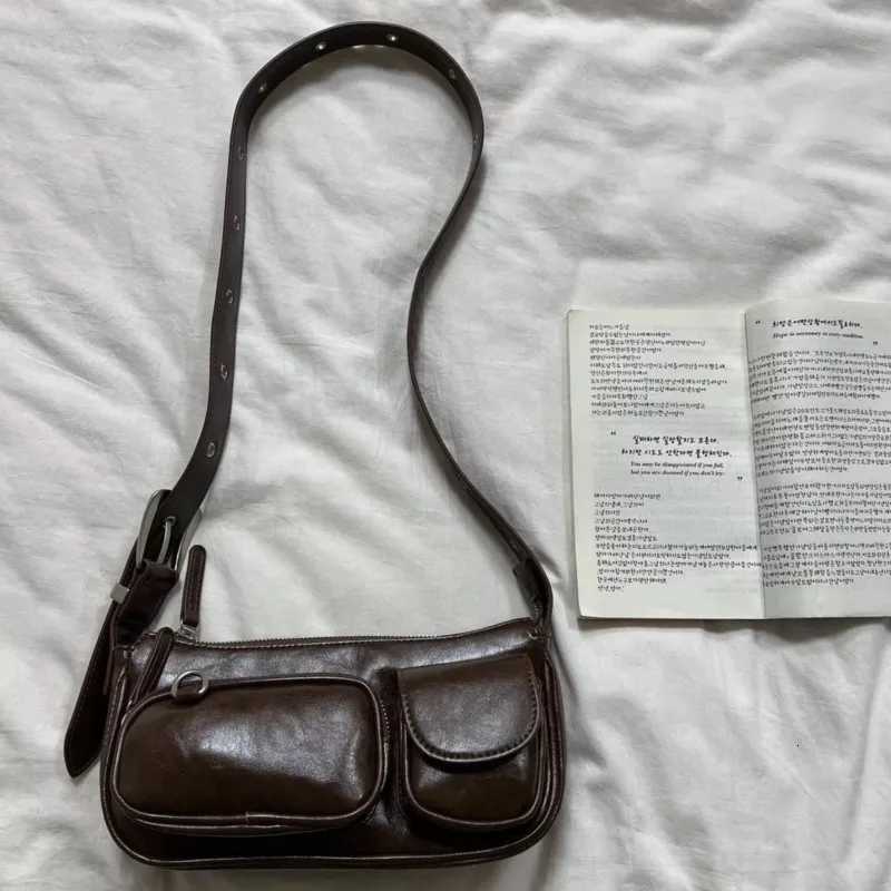 JIAERDI Retro Coffee Shoulder Bags Wallet Women Vintage Leather Pocket Chic Casual Handbag Female High Street Crossbody Bags NewT251122