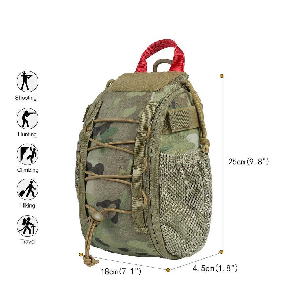 First aid bag survival kit tactical quick disassembly IFAK bag camping hunting bag waist bag equipmentC250421