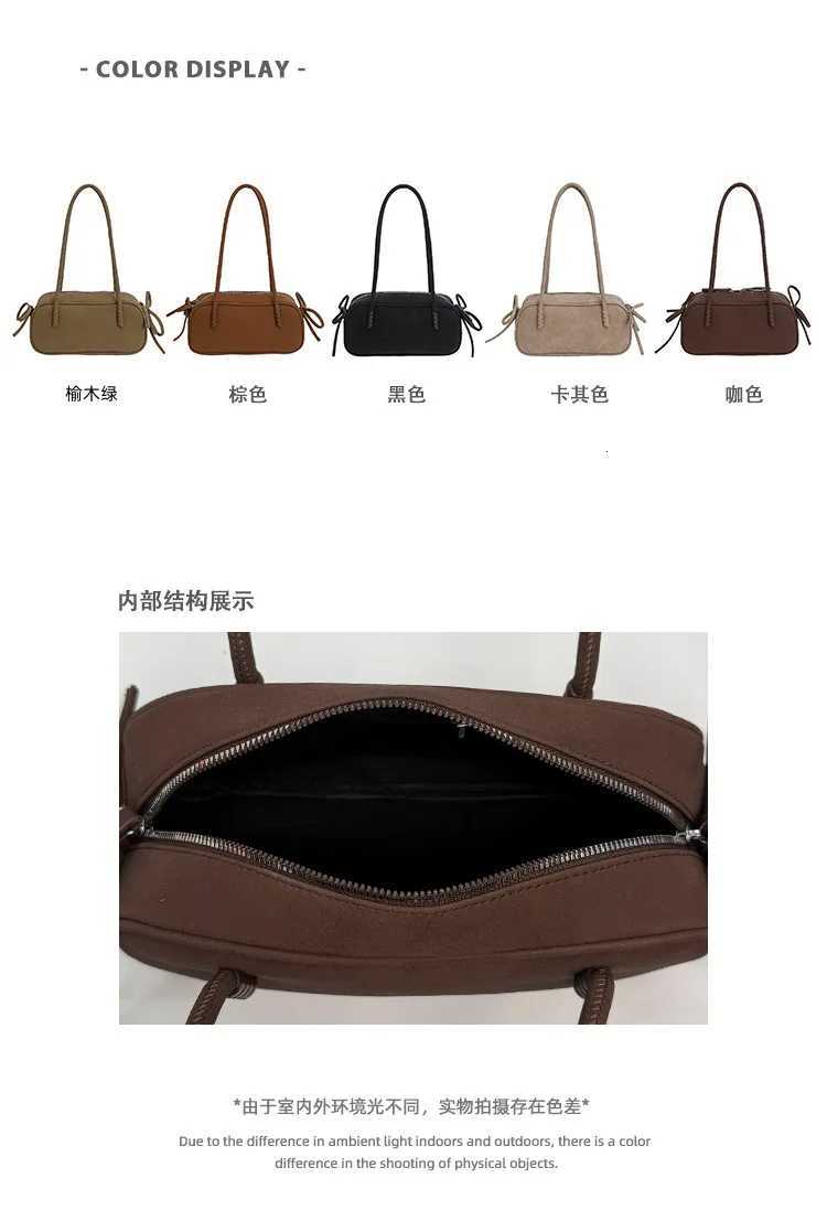 2025 New Korean Version Versatile Casual Temperament Shoulder Bag Underarm Bag Retro Handbag WomenT251122