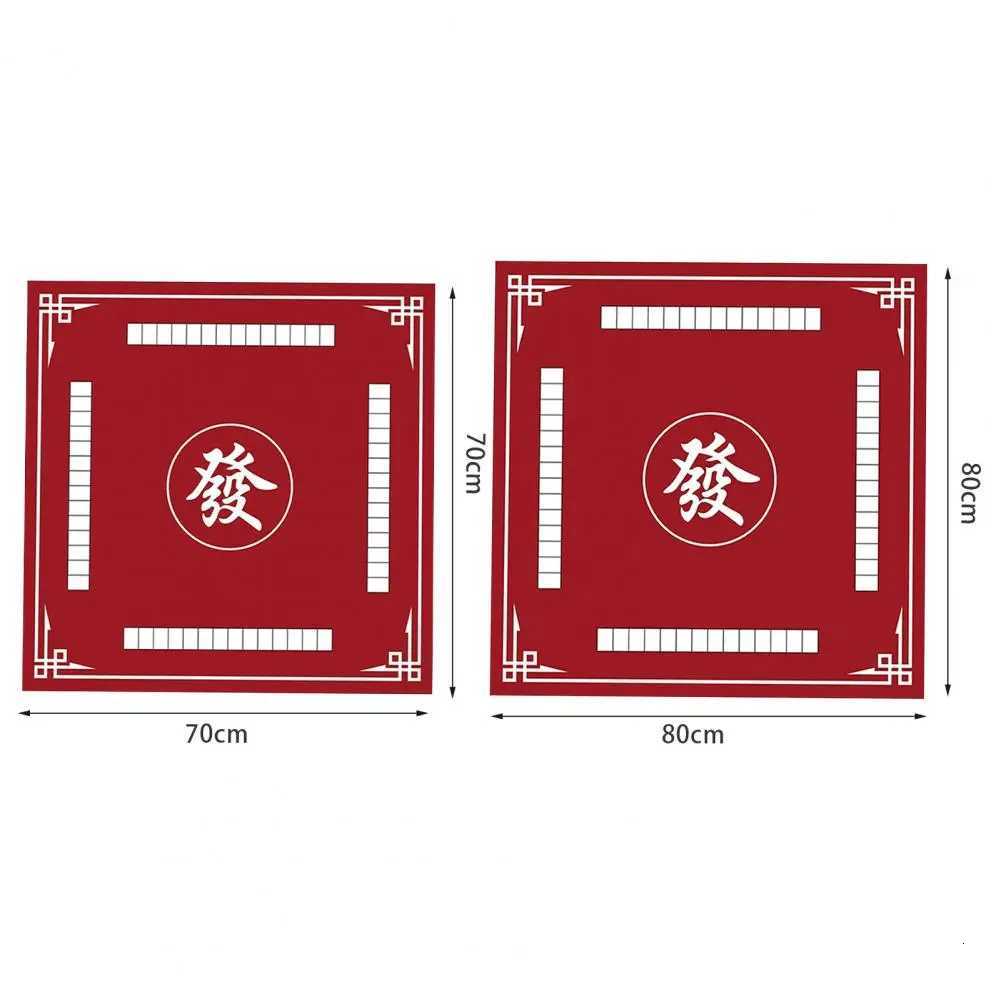 Chinese Tablecloth Noise Reduction Mahjong Table Mat for Domino Card Board Games Anti-slip Square Playmat Cover Home Decor C251122
