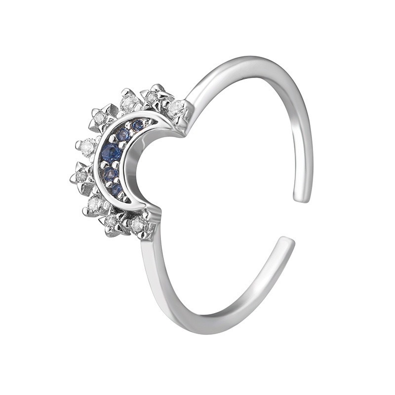 Sun and Moon Shining Together Stackable Ring High quality gold designer diamond ring rings designer for women engagement men love ring Luxury Large Sq - view 5