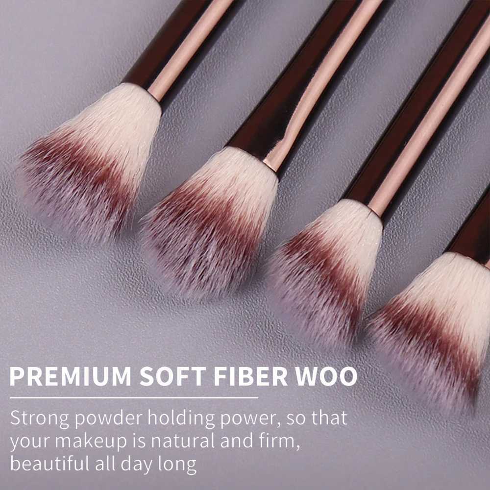 13PCS Makeup Brush Set Foundation Concealer Powder Eyeshadow Blush Brush Kabuki Blending Cosmetic Beauty Tool for Face C251122