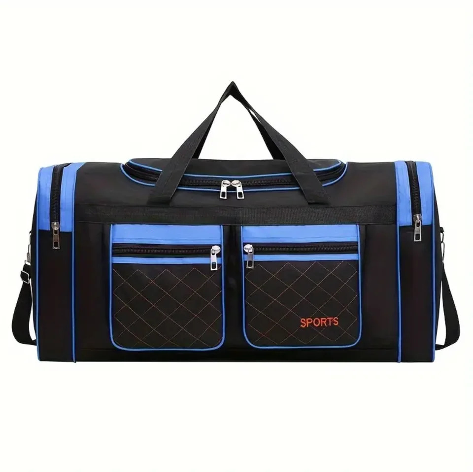 Large Capacity Handbag Mens Luggage Bag Multiple Pocket Travel Bag Clothes Storage Bag 250417