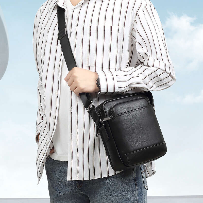 Luxury bag designer niche new leather large capacity messenger bag top cowhide casual high-end men's Hobo Shoulder Bags Totes