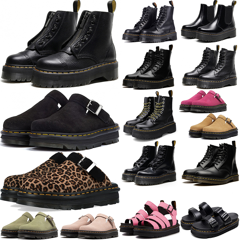 free shipping designer boots sandals shoes martins black white pink mens womens booties sneakers winter knee high Half Ankle platform boot