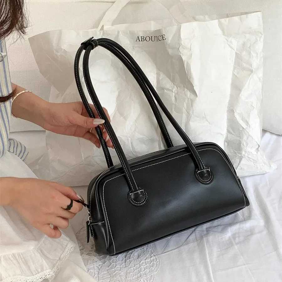 New Boston Bag Single Shoulder Handbag Design Sensation Korean Style Versatile Office Workers Faionable BagT251122