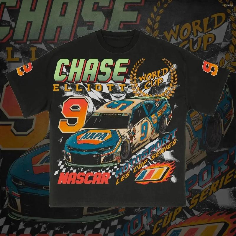 Men's T Shirts Summer Racing Graphics Cotton Short-sleeved T-shirt Casual And Comfortable For Both Men Women Clothing