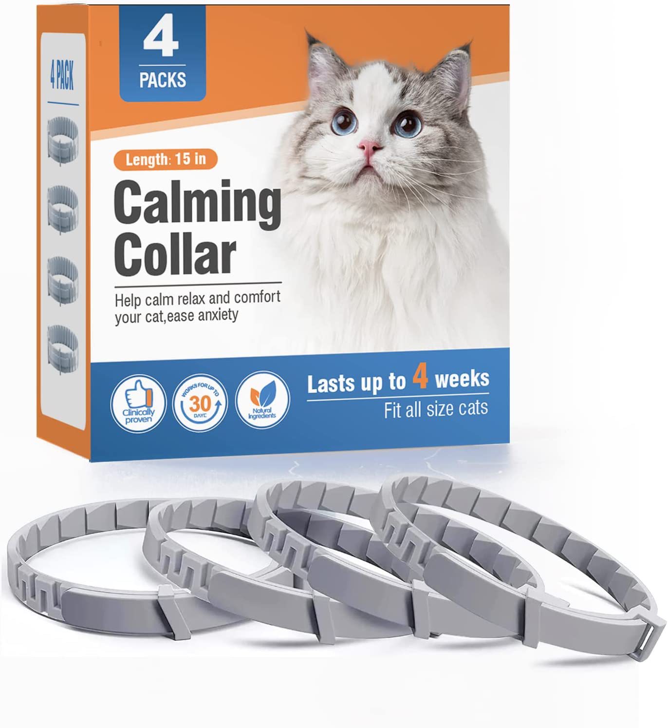 Pet soothing collar calming collar cat dog pet calming anxiety relief collar - view 7