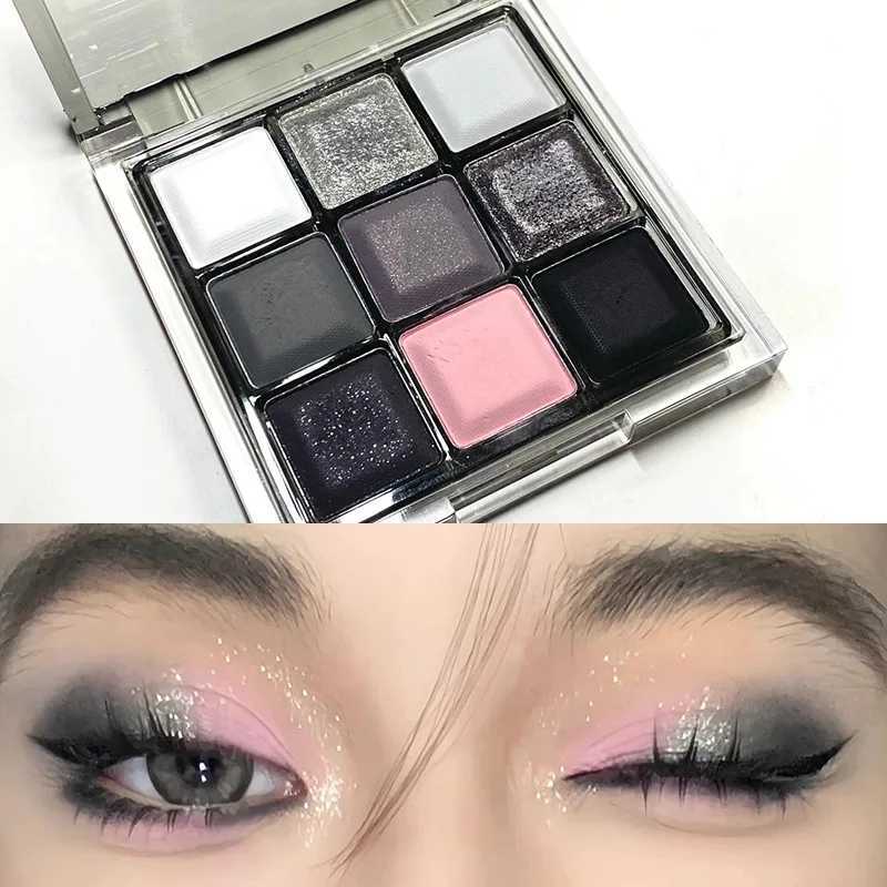 Cool Toned Gray Black Eye Shadow Pearlescent Matte Chocolate Eyeshadow Palette Long Lasting Eyes Base Shade Powder CosmeticsT251122