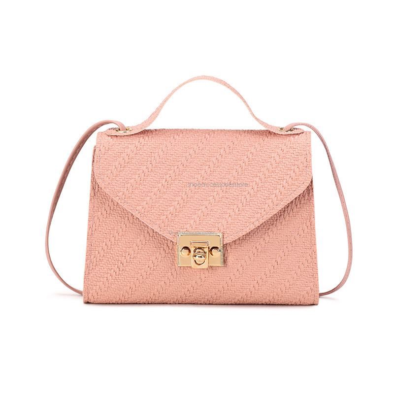 Simplified 2025 Women's Designer Fashion Luxury Handbag Korean Edition Square Crossbody Bag
