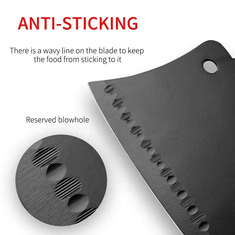 High Hardness Kitchen Chef Knife Bone Chopping Knife Meat Cleaver Chef Butcher Knives Fish Vegetables Slicing Butcher Cutter Dao 250421