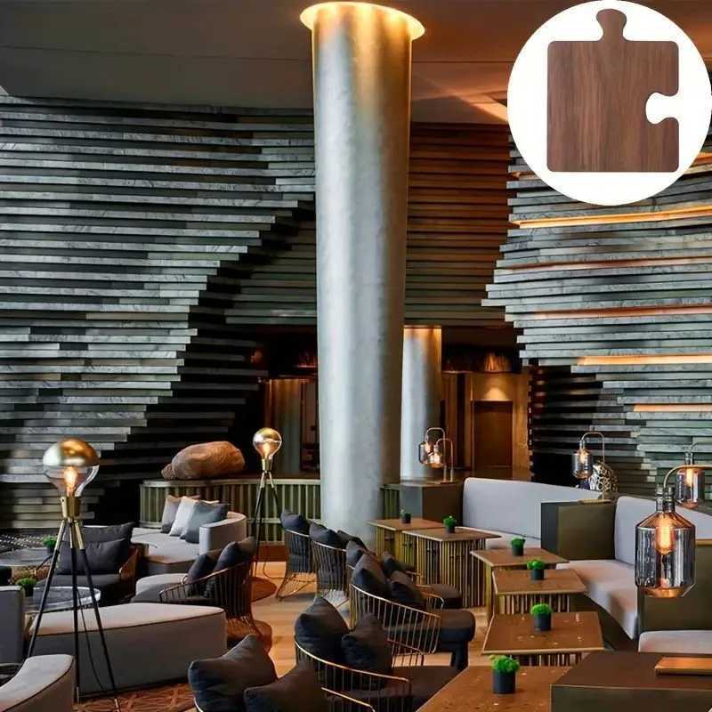 1/4pcswalnut Cup Mat Anti-Slip Heat-Resistant Wooden Tea Coffee Coaster Home Table Placemats Decorations Bar Tools C251122