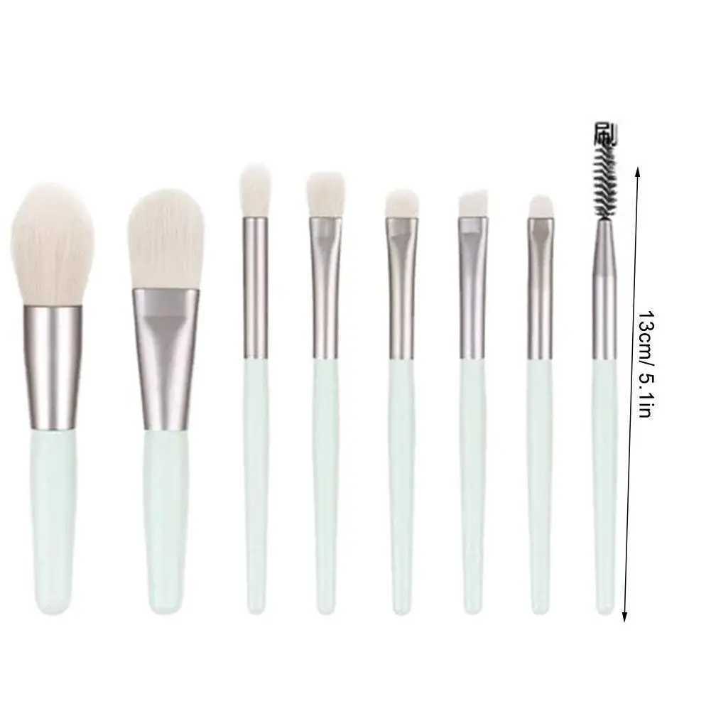 8 PCS Cosmetics Foundation Blush Powder Eyeshadow Blending Makeup Brush Soft Fluffy Makeup Brushes Beauty Tools Make Up Brushes C251122