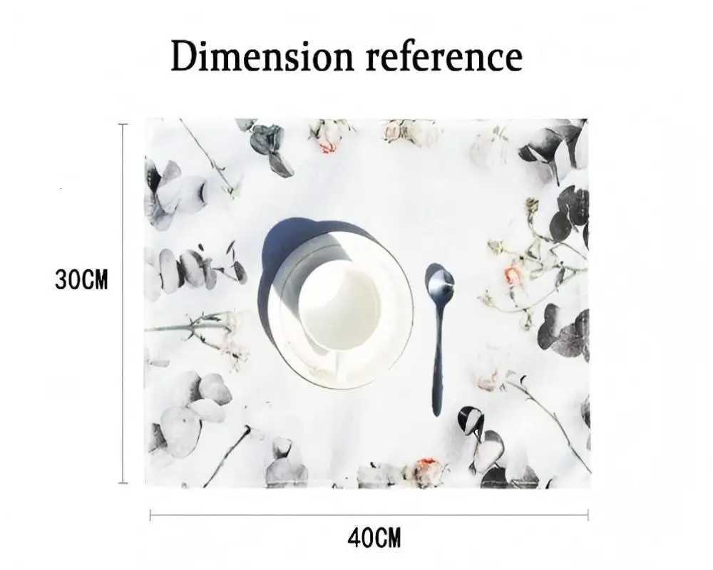 VIKAMA4/6/8/10pcs Black Gold Luxury Tableware Placemats Kitchen Coasters Dining Table Mats Party Decorative Placemats Home Decor C251122