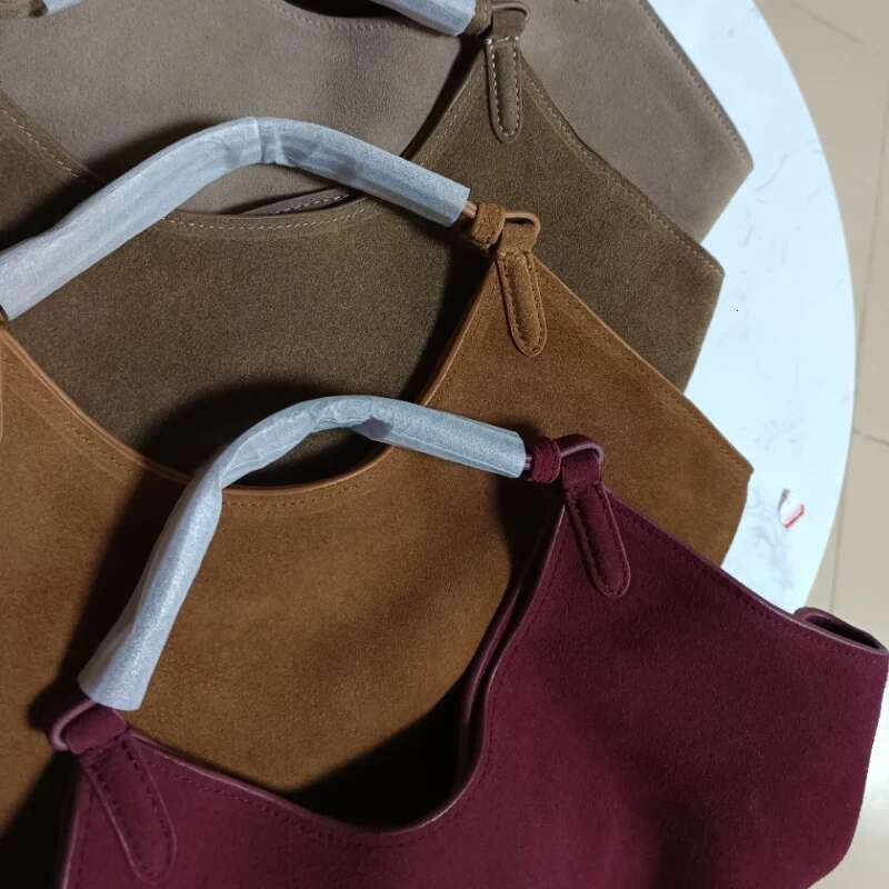 High Quality Genuine Leather Nubuck Bucket Handbag Bag Bag