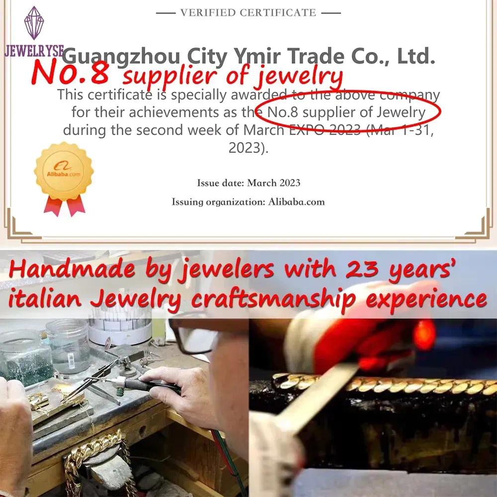 Cubana Hip Hop Jewelry Design Luxury Custom Solid 14K Real Yellow Gold Heavy Plain Miami Cuban Curb Link Chain for Men