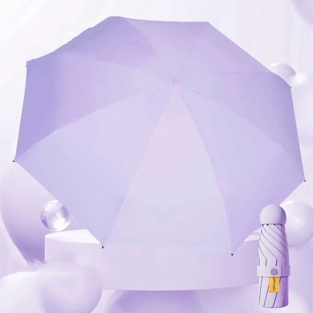 Travel Umbrella - Mini Folding Compact Umbrella with Case 6/8 Ribs Lightweight Portable UmbrellaM251122