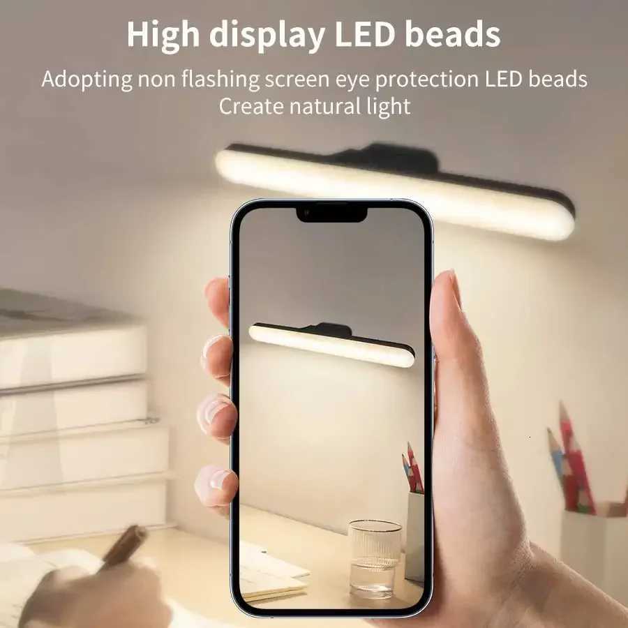 LED Makeup Lamp Light 3 Colors Mirror Light USB Rechargeable Hanging Magnetic Lamp Touch Switch Selfie Light Closet Lighting M251122