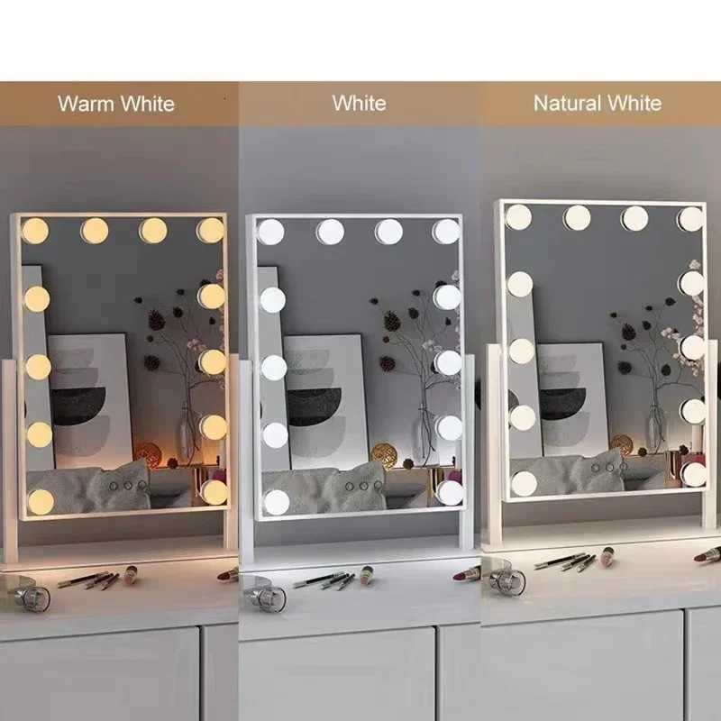 Wall Bulbs Nordic Vanity Mirror Fill Light Adjustable Luminance 3 Colors LED String All Pretty 3 Colors Dimmable Makeup Light M251122