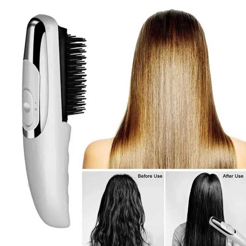 Electric Hot Comb Straight Hair Negative Ion Straightener Brush Multifunctional Anti-Scalding Styling CareT251122