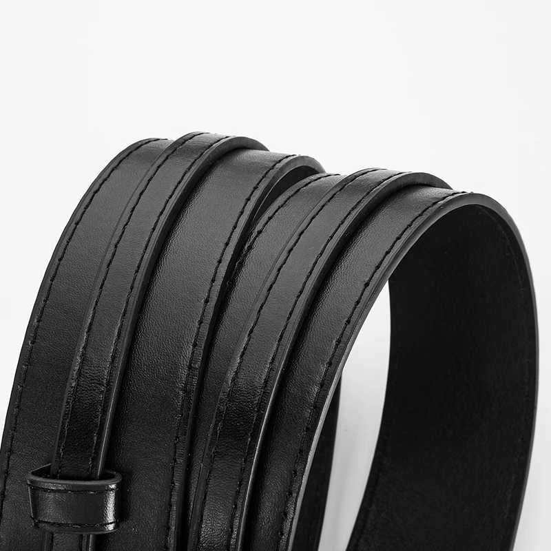 Womens U-shaped Pin Buckle Removable PU Belt Fashionable With Jeans Wide-leg Pants Personalized Womens Waist Accessories J251122