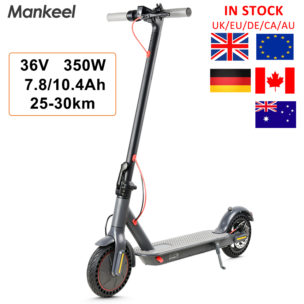 Mankeel MK083 Electric Scooter 350W 36V 10.4/7.8 Ah, Max Up to 19MPH Long Range Smart APP Commute E-scooter Adult 25-30 km Range, Wholesale E-Scooter Factory OEM ODM