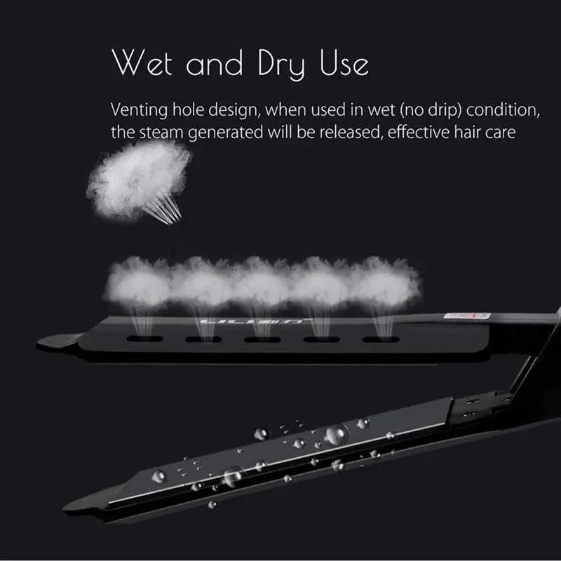 A83G-Portable Air Straightener Constant-Temperature Function For Curling Hair And Straightening Bangs US Power Adapter US PLUGT251122