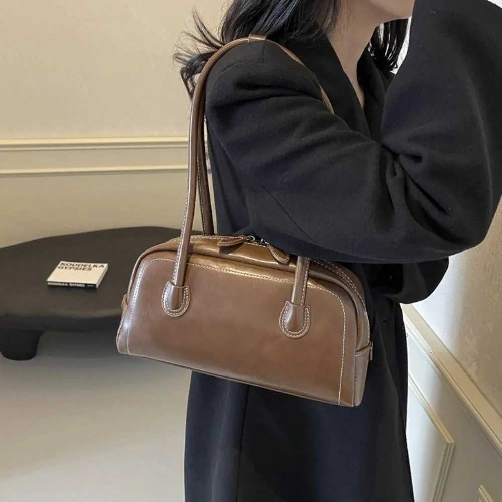 Fashion Large Capacity Women PU Shoulder Bag Korean Ins Style Personality PU Hobo Bag Portable Handbags Underarm Bag WomenT251122