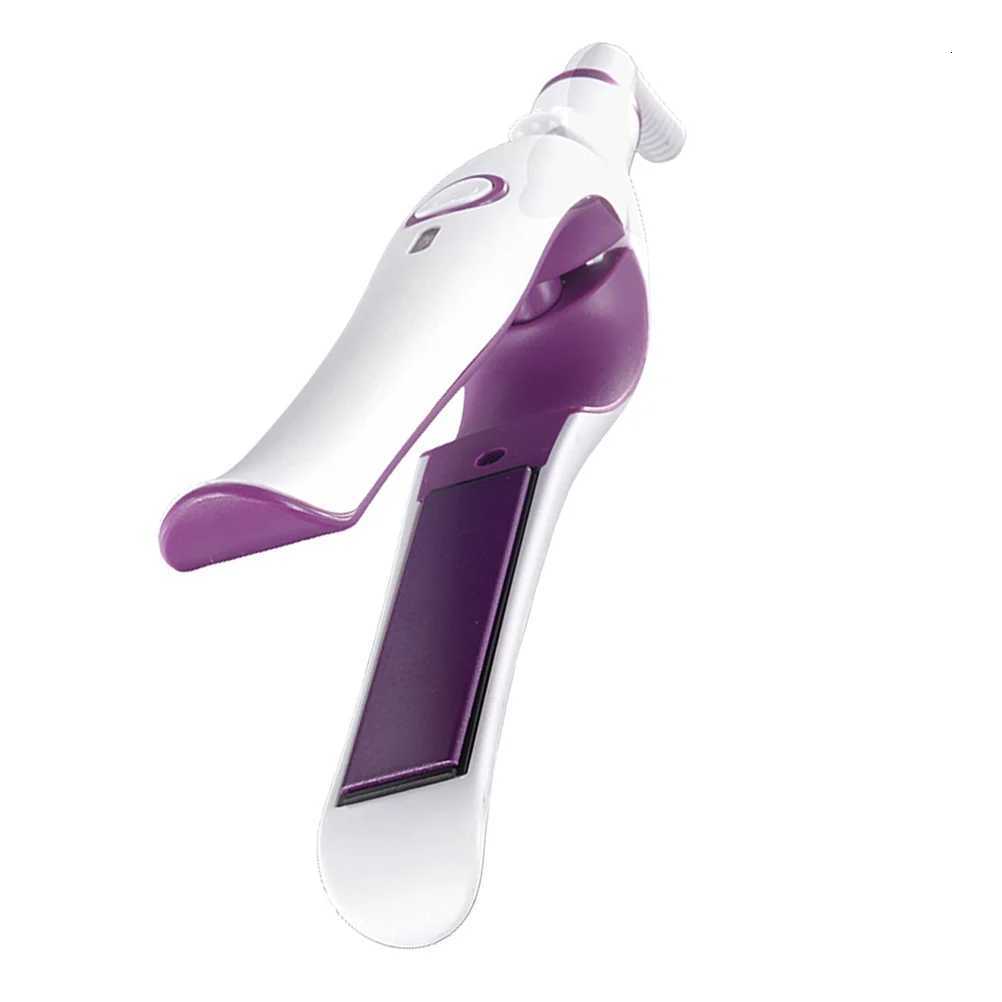 1Pcs Electric Hair Straightener and Curler Purple Ionic Styling Clamp for Fragile to Thick Hair Salon Home Waver ToolT251122