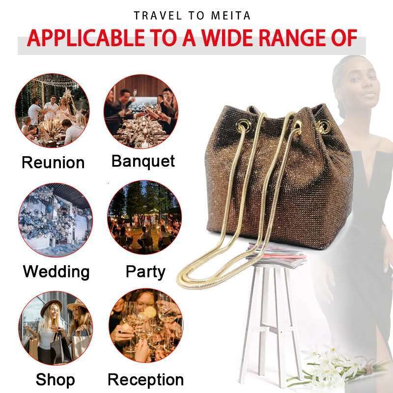 New Dia Evening Wedding Banquet Party Fashion Rhie Clutch Christmas Gift Women Crossbody Dinner Bag designer bag women bag