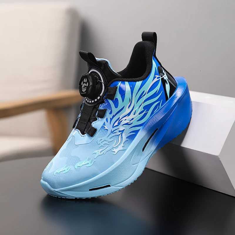 Childrens Sneakers Soft Sole Lightweight Fashion Luxury Design Boys Thick Sole Non Slip Outdoor Running Shoes for KidsW251122