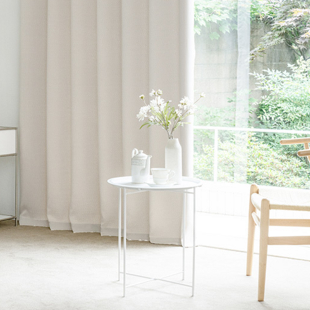 B382 Korean foreign trade cross-border platform hot selling Shaoxing solid color curtains single-sided light finished curtain fabric blackout curtains