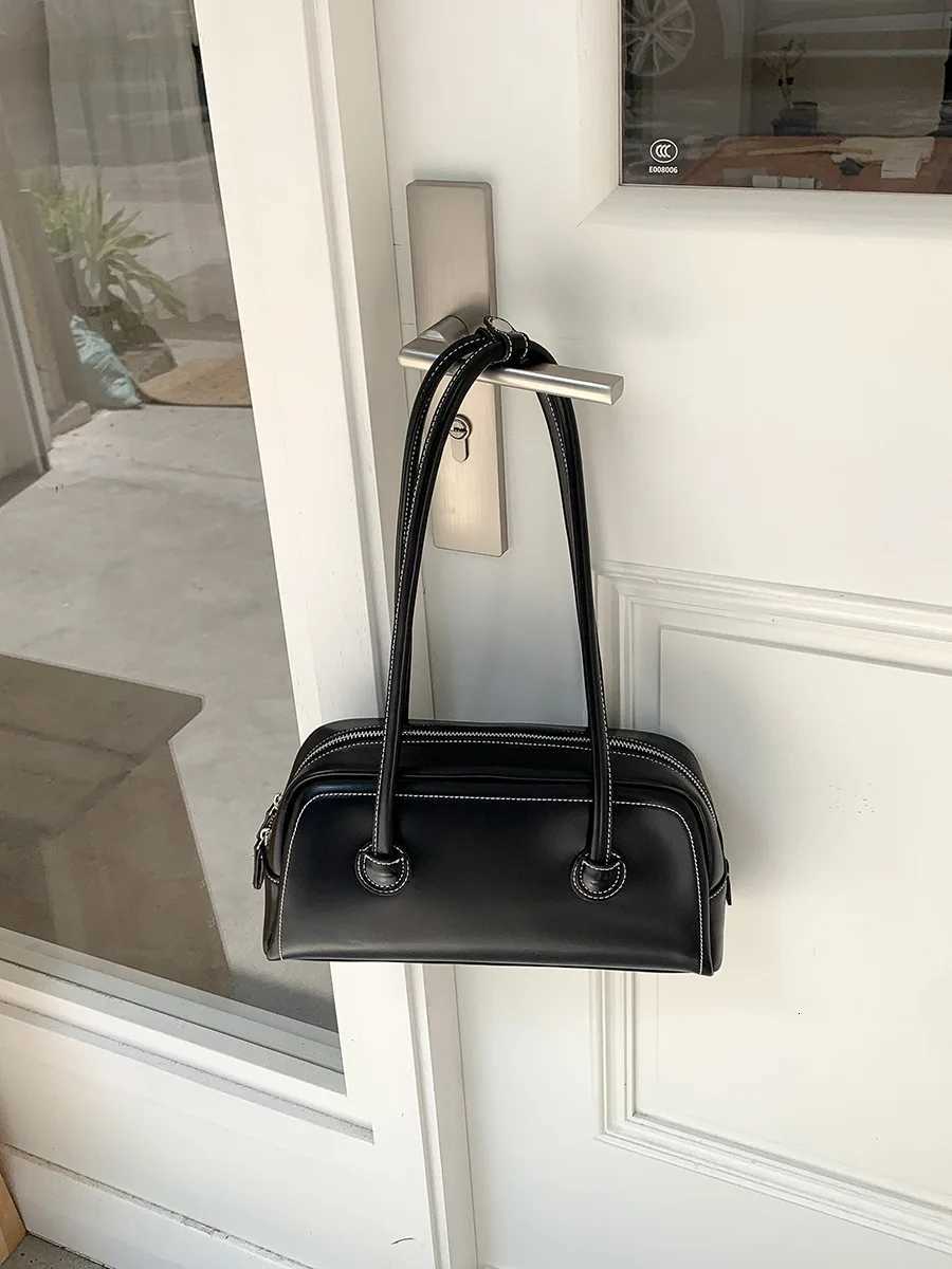 New Boston Bag Single Shoulder Handbag Design Sensation Korean Style Versatile Office Workers Faionable BagT251122