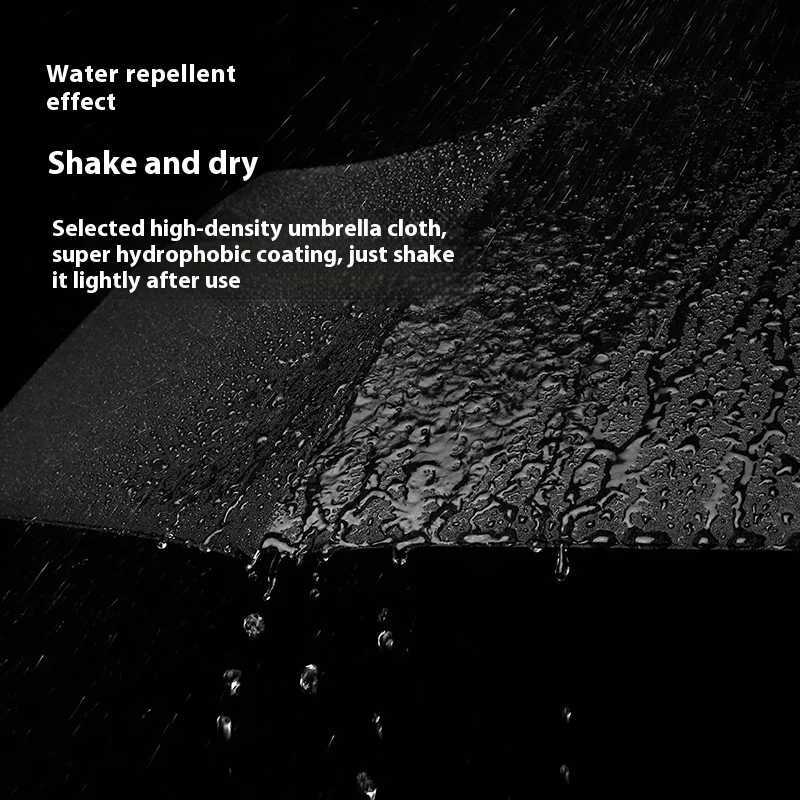 Business Solid Color Auto Open/Close Windproof Oversized UV Protection Umbrella - Reinforced Frame Compact DurableM251122