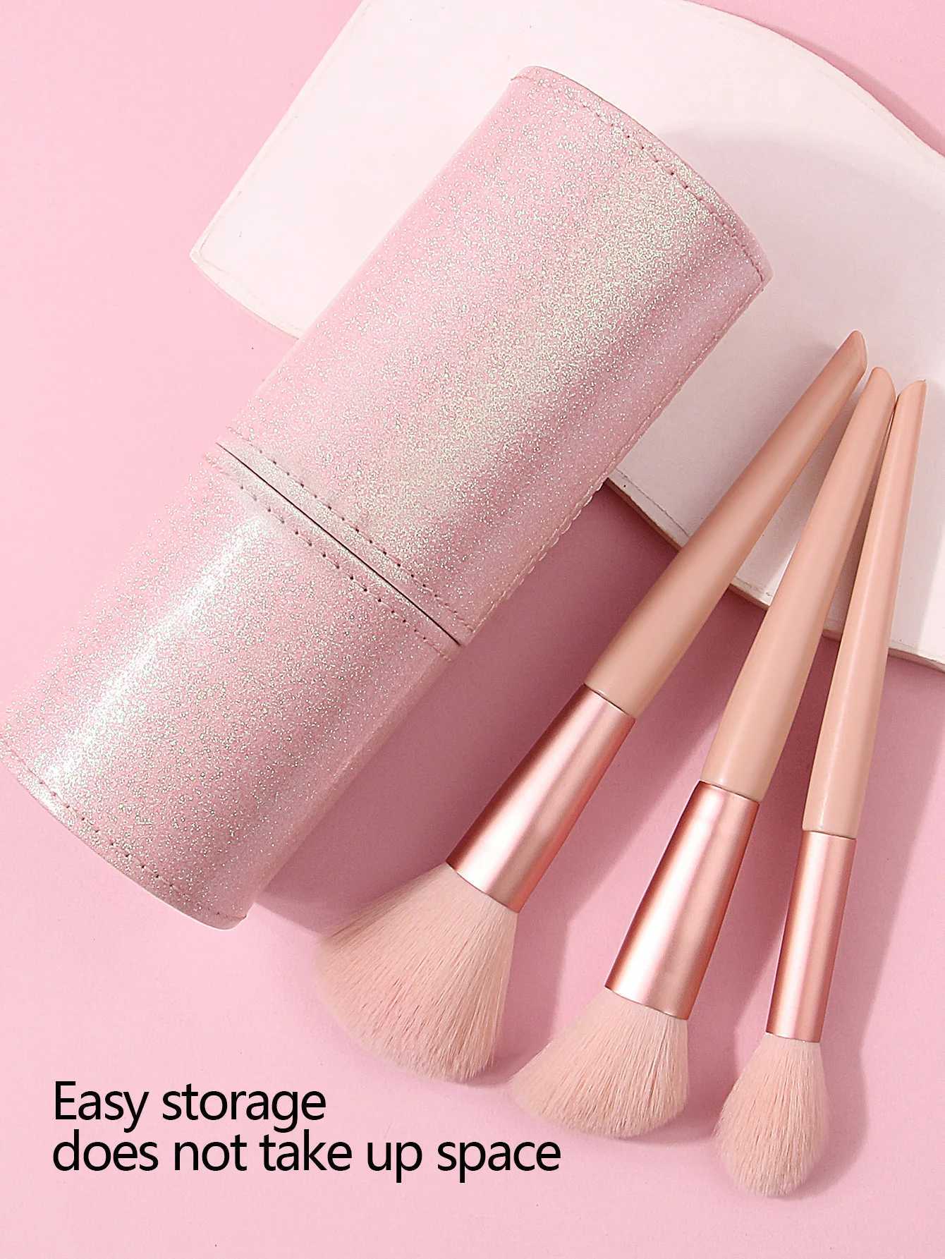New 13 Pcs/set In Barrels Makeup Brushes Set Powder Foundation Blush Contour Eyeshadow Brow Lashes Cosmetic Brushes Beauty Tools C251122