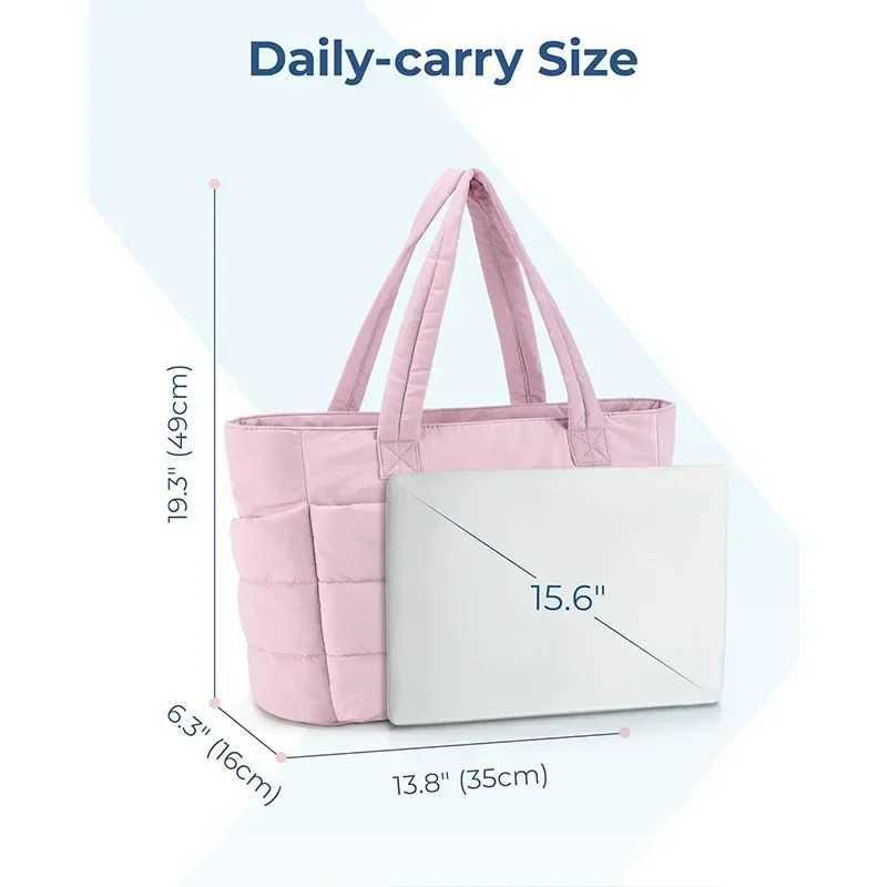 Wens Bag Large Capacity Solid Color Handbag Cmuter Work Student Classroom Shopping Bag Versatile Handbag Z250422