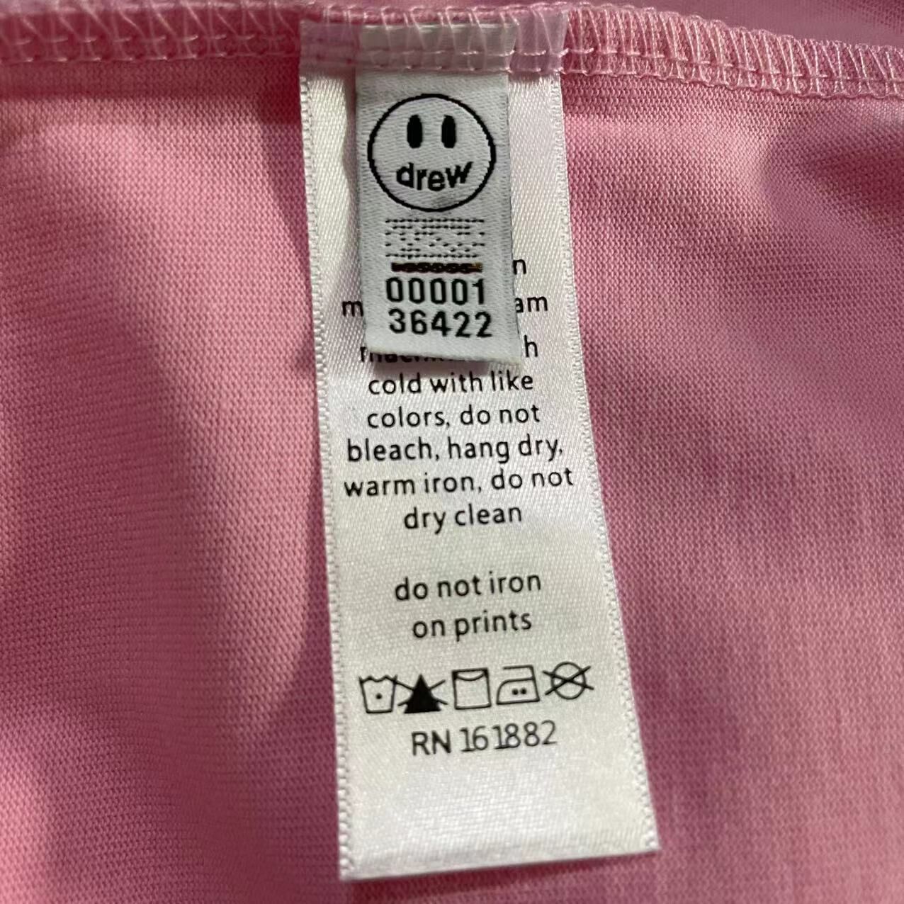 Drew House Drew tee Classic English letter print men's and women's loose short-sleeve T-shirt streetwear