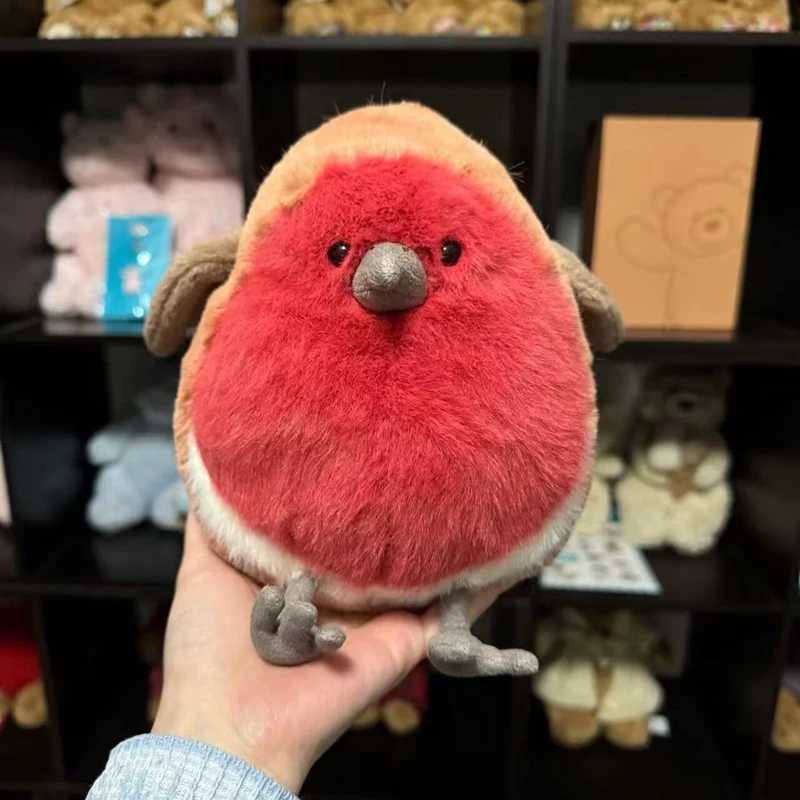 Funny Doll Stuffed Bird Fat Plum Bird Plush Toy Fluffy Plushies Pet Cpanion Toy Ornaments Xmas Gifts Girl C251202