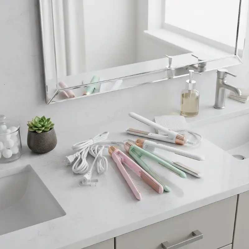 Mini Portable Hair Curling Iron Clamp Dual Use Straightening And Curling Student Dormitory Friendly Hair Salon AccessoriesT251122