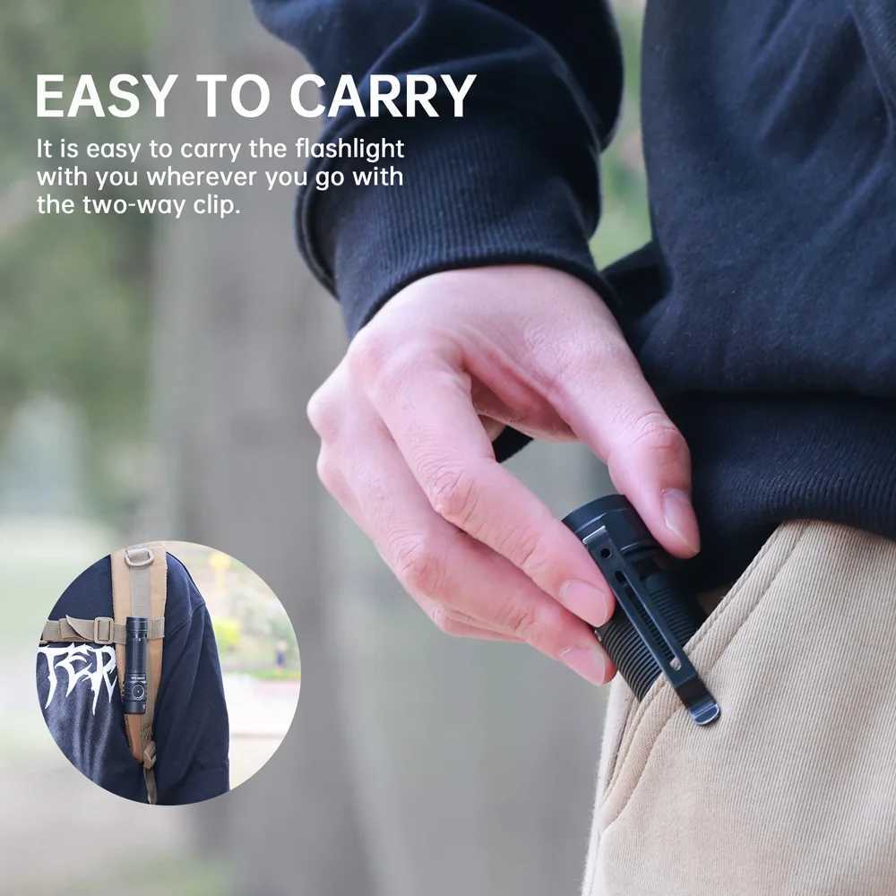 Sofirn SC29 XHP50B LED 3000Lm Type-C Rechargeable Flashlight Protable Powerful 21700 Torch EDC Flash Light IPX8 for Camping C251122