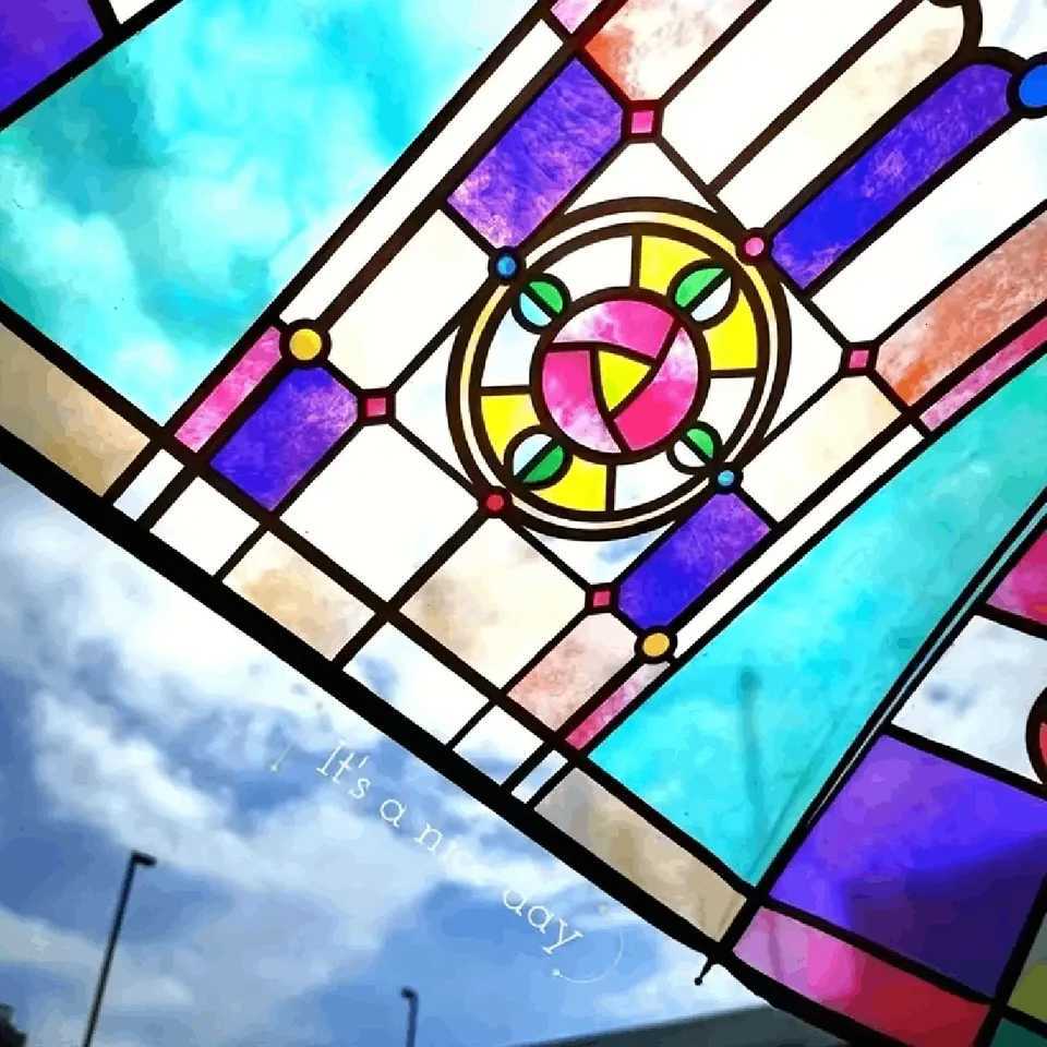 Romantic Poetry Manual Folding Umbrella Transparent Sunny UmbrellaM251122