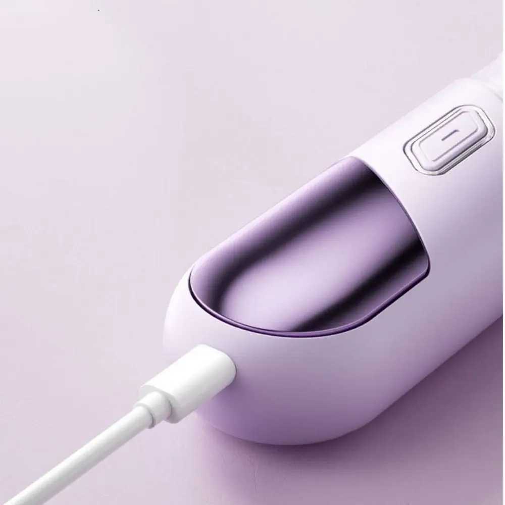 USB Rechargeable Wireless Hair Straighteners 4-Levels Temperature Heated Electric Hair Brush Anti-Scald DesignT251122