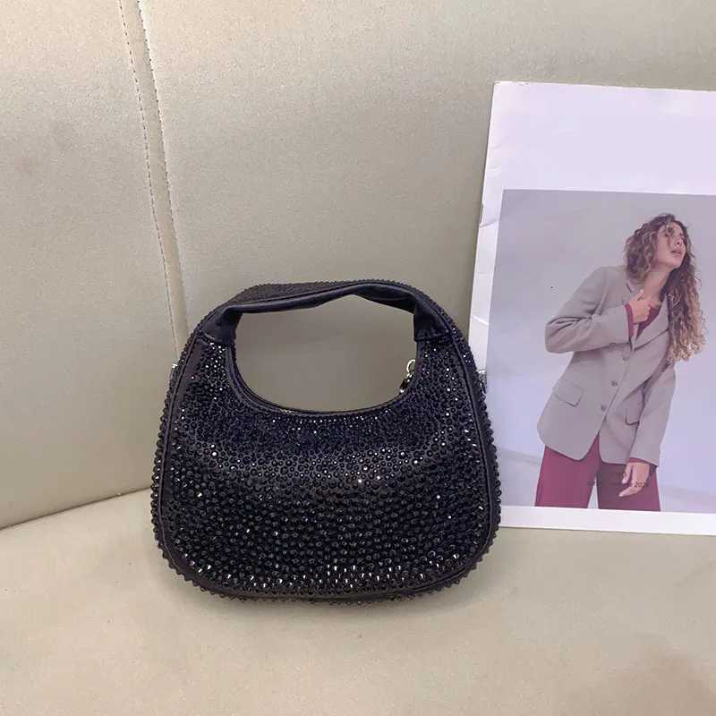 Womens Handbag Glitter Shiny Diamonds Hobo Bag Luxury Fashion Evening Bag Wedding Party Clutch Purse Shoulder Messenger Bag K251121